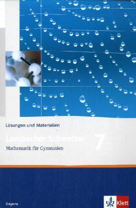 Matthias Dorn - Lambacher Schweizer Mathematik für Gymnasien 7. Lösungen und Materialien. Neu. Bayern. Klasse 7 (Lernmaterialien) - Preis vom 01.10.2026 17:08:56 h
