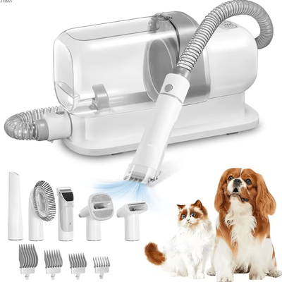 Uplift Curations ATUBAN Pet Grooming Vacuum And Dog Hair Removal Kit 2.3L Large Capacity Brush Vacuum For Pets eu Plug