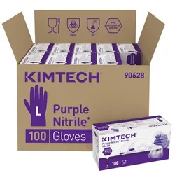 KIMTECH SCIENCE Einweghandschuh Purple Nitrile Gr. L = 8,5 100 Stück je Box - L