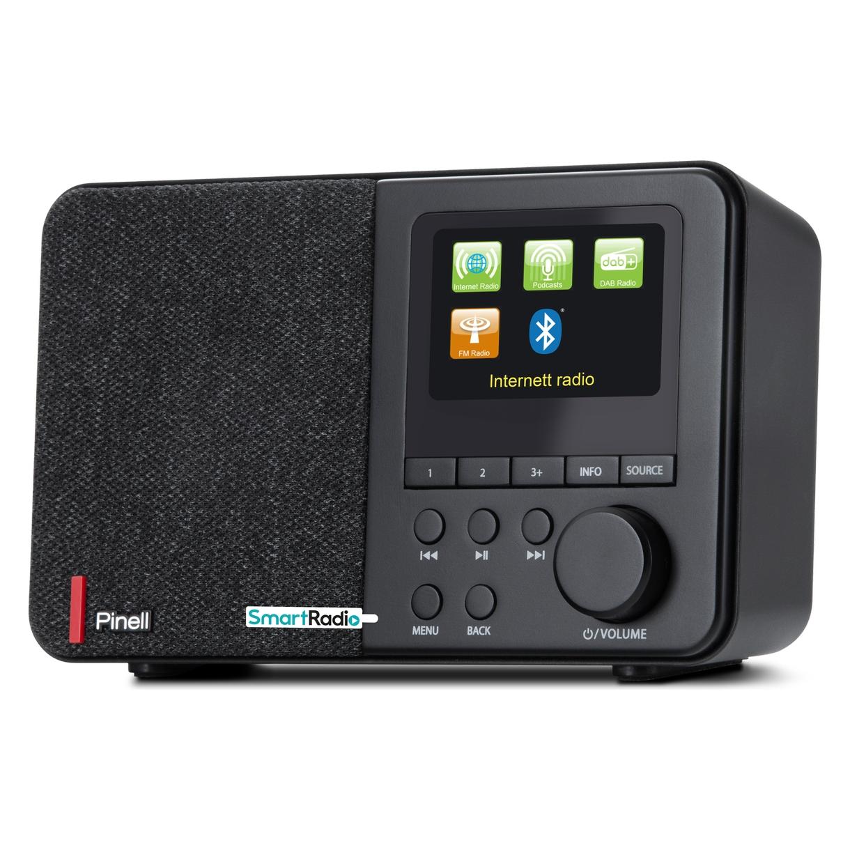 Pinell Radio Supersound Supersound 102W black (DAB, DAB+, FM, Bluetooth, WLAN) (120365)