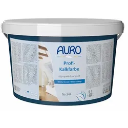 Auro Profi-Kalkfarbe weiß 344 - 5 l Eimer