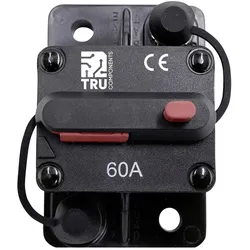 Tru Components, Sicherung, TRU Hydraulik- und Hochstrom-Leistungsschutzschalter T3, 60 A, 1/4′′ Anschluss (60 A)