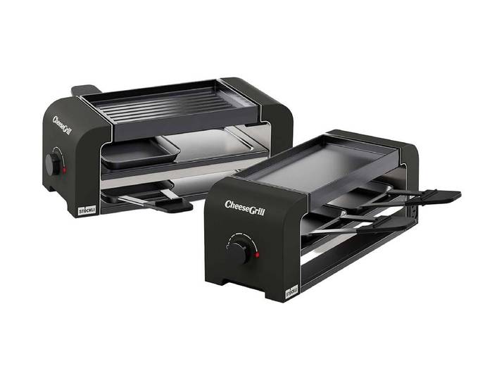 Stöckli CheeseGrill 2 Connect Raclettegrill Set Schwarz