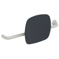 Hewi 801 Rückenstütze 801.51.9262R97 Wandabstand 150mm, Ausführung rechts, Lehne anthrazitgrau, lichtgrau