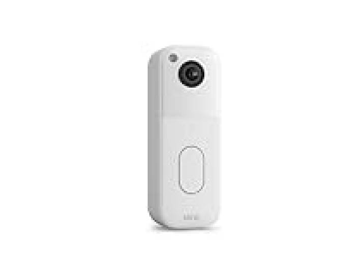 Sonnette vidéo supplémentaire Blink - Vidéo HD en plan moyen, durée de vie des piles de deux ans, IP65 - Module de synchronisation requis non inclus - Blanc