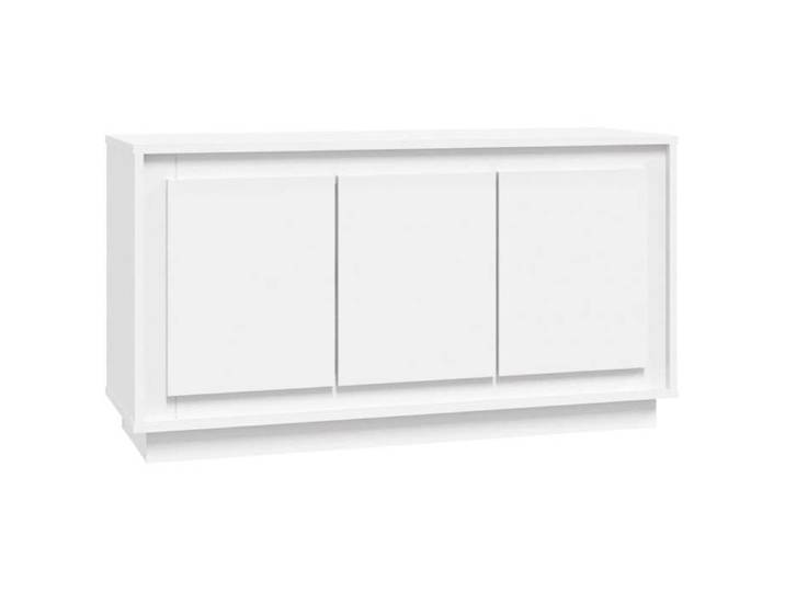 CLOUD Meuble de rangement Commode Armoire Buffet blanc 102x35x55 cm bois d'ingénierie CHYNEW5568893