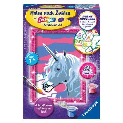 CreArt, Malen nach Zahlen Kinder - Einhorn