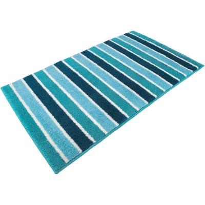 Badematte VOSSEN "»Fancy«", blau (lagoon), H:16mm, Polyacryl, Badematten, Badematte