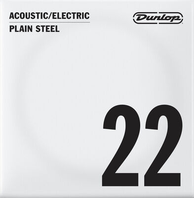 Dunlop Plain Steel Single String 022