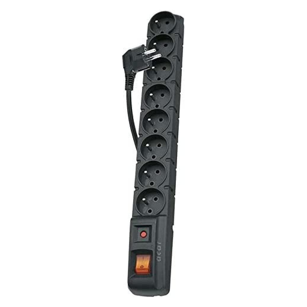 Emos P53899 Black 8 AC outlet(s) (8x, CEE 7/4, 1.50 m) (1909080153)
