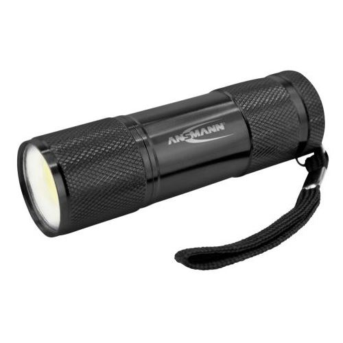 ANSMANN Action COB LED LED Taschenlampe schwarz 9,5 cm, 200 Lux, 175 Lumen, 1 W