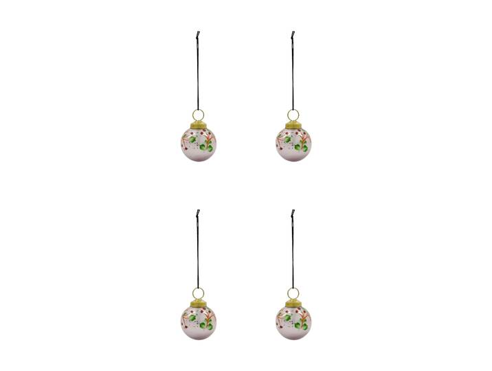 House Doctor Boule de Noël Antico lot de 4 Rose