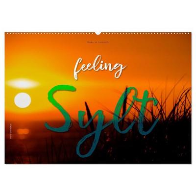 feeling Sylt (Wandkalender 2027 DIN A2 quer), CALVENDO Monatskalender