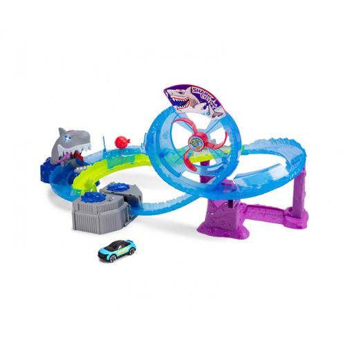 Dickie White Shark Track Set 203338002