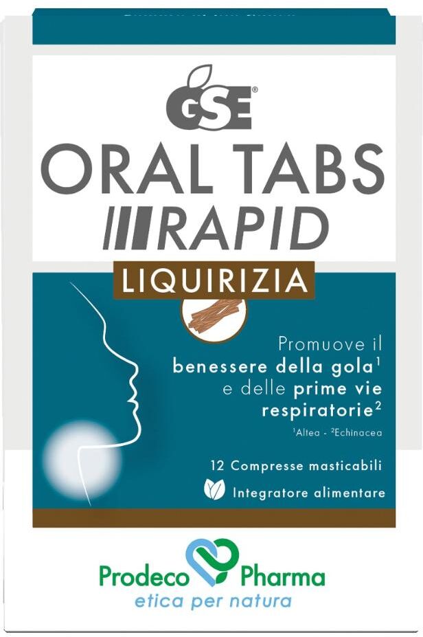 PRODECO PHARMA Srl GSE ORAL TABS RAPID LIQUI12CPR