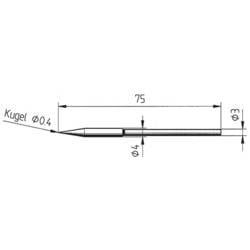 Ersa 212 BD LF Lötspitze Bleistiftform Spitzen-Größe 0.4 mm Inhalt 1 St. 0212BD