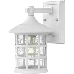 Elstead Lighting Freeport kleine Außenwandleuchte 1-flammig E27 in Textured White