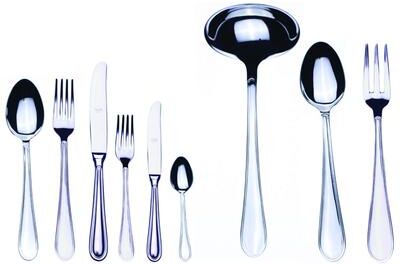 Mepra Norma Flatware Set - 75 Pieces - Stainless Steel