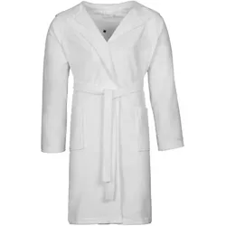 Vossen Unisex-Bademantel Texas weiß L