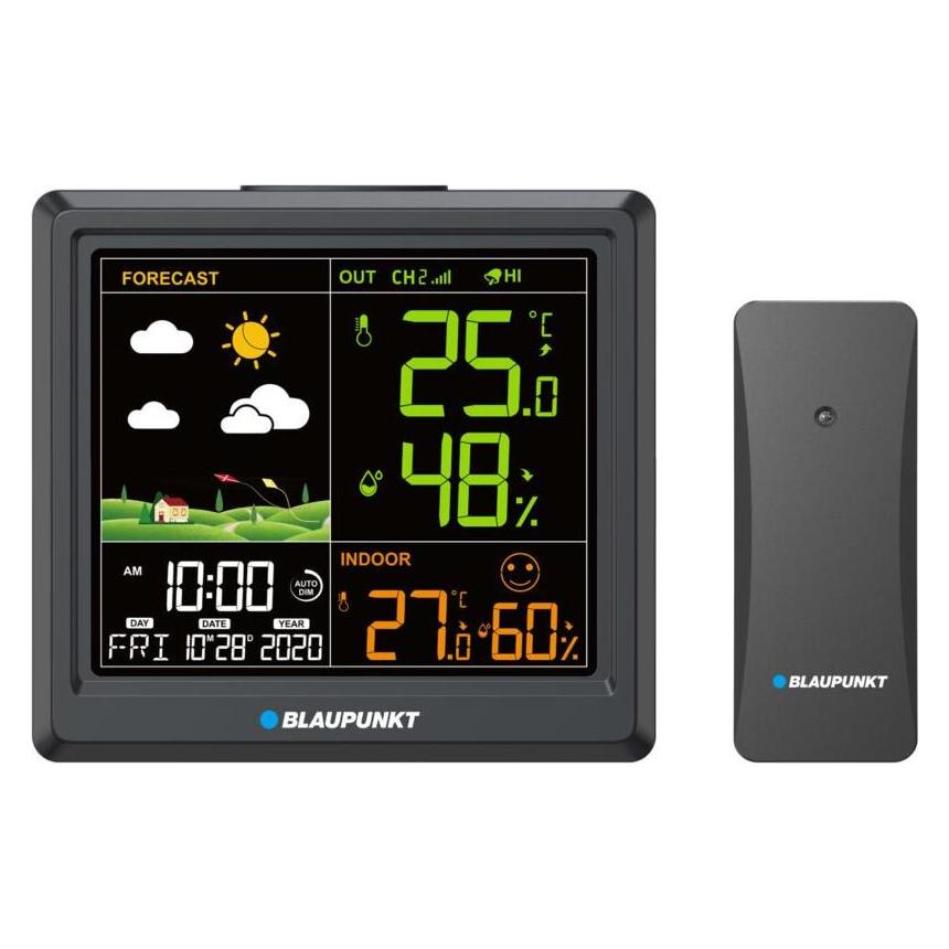 Blaupunkt Stacja pogodowa WS25BK czarna (WS25BK)