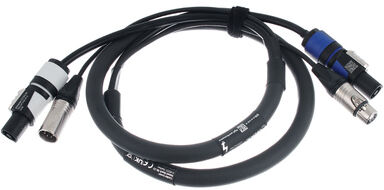 Cordial CPH 1.5 DMX 1-5 PWR 1 noir
