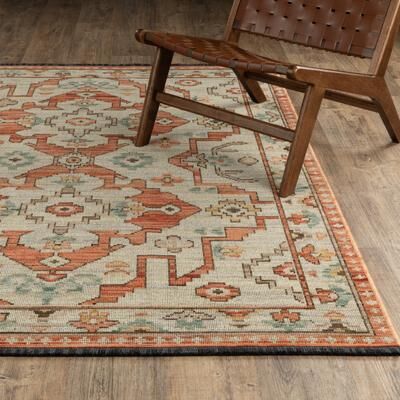 Style Haven Landon Global Bohemian Medallion Wool Blend Area Rug