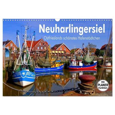 Neuharlingersiel - Ostfrieslands schönstes Hafenstädtchen (Wandkalender 2027 DIN A3 quer), CALVENDO Monatskalender