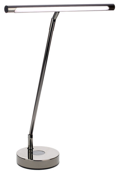 Gewa PL-78 Piano Lamp Black Chrome nero cromato