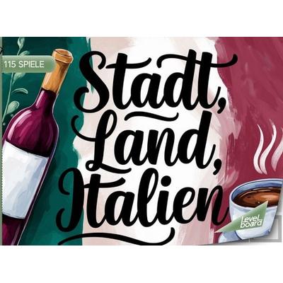 Stadt, Land, Italien - 115 Spielblöcke, Taschenbuch von LevelBoard Spiele, LevelBoard Spiele, 978-3-693-19760-8