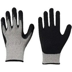 Leipold, Schutzhandschuhe, Schnittschutzhandschuhe Solidstar 1443 Grösse 8 grau/schwarz EN 388 PSA-Kategorie II (8)