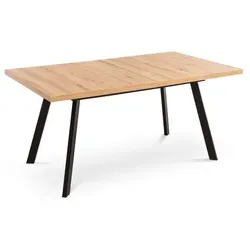 Mäusbacher Esstisch mit Auszug Big System 160/210 x 90 cm Holzoptik Asteiche 160