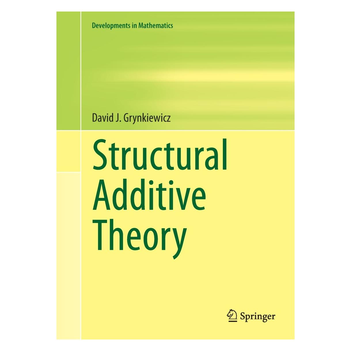 Springer Grynkiewicz:Structural Additive Theory (9783319004150)