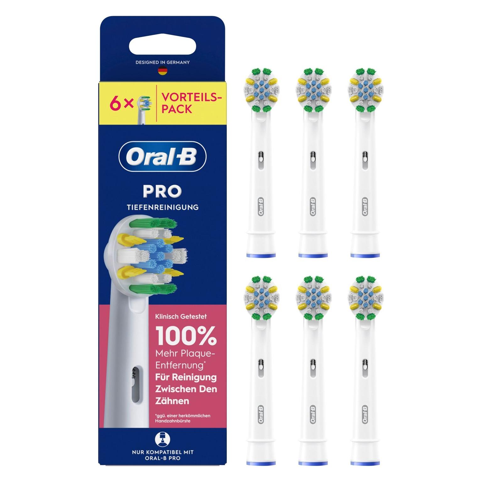 Oral-B Pro Tiefenreinigung 6er Aufsteckbürsten (6x) (8006530015363)