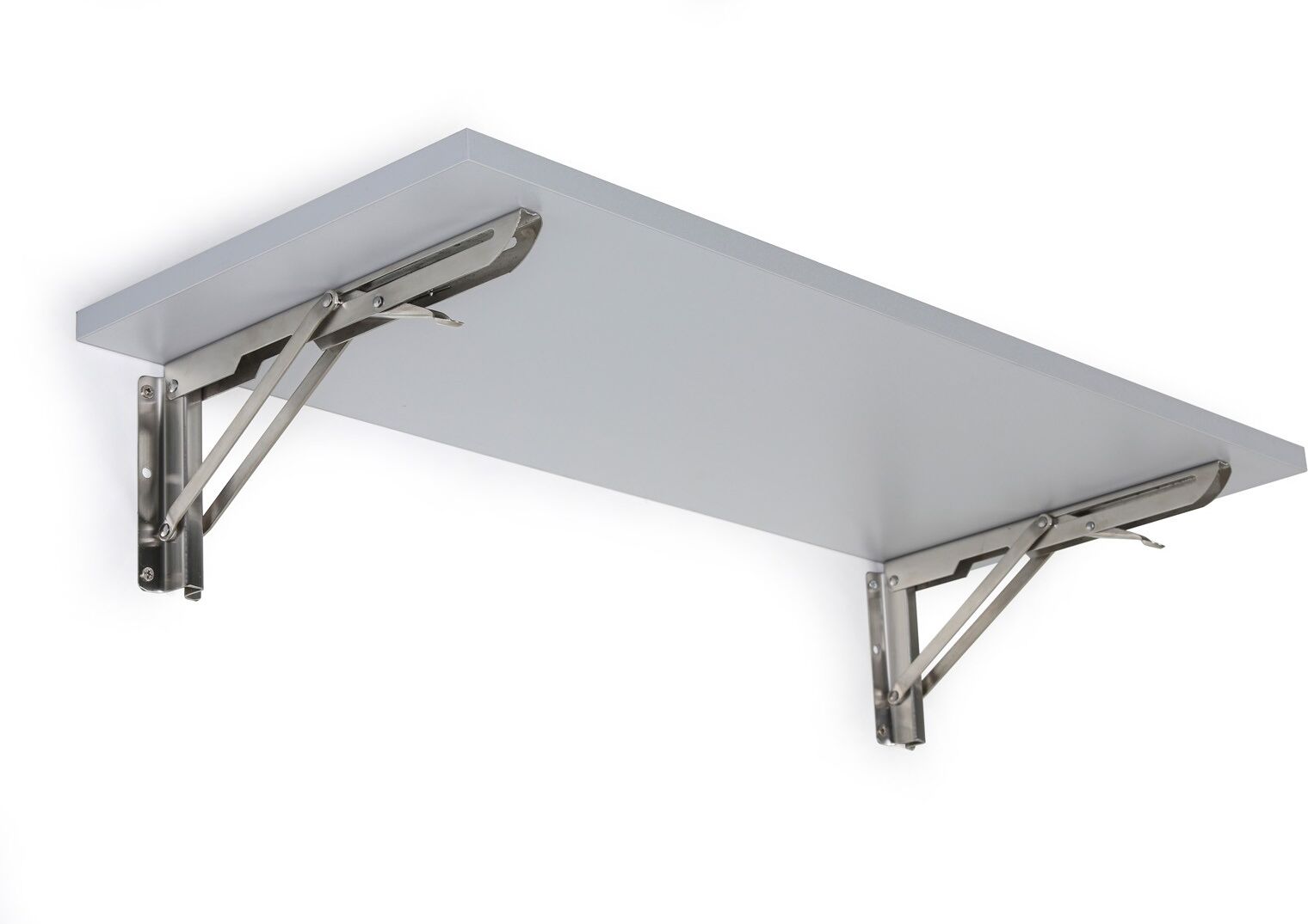 B2B Partner Klappbarer Regalboden, 800 x 320 mm, grau
