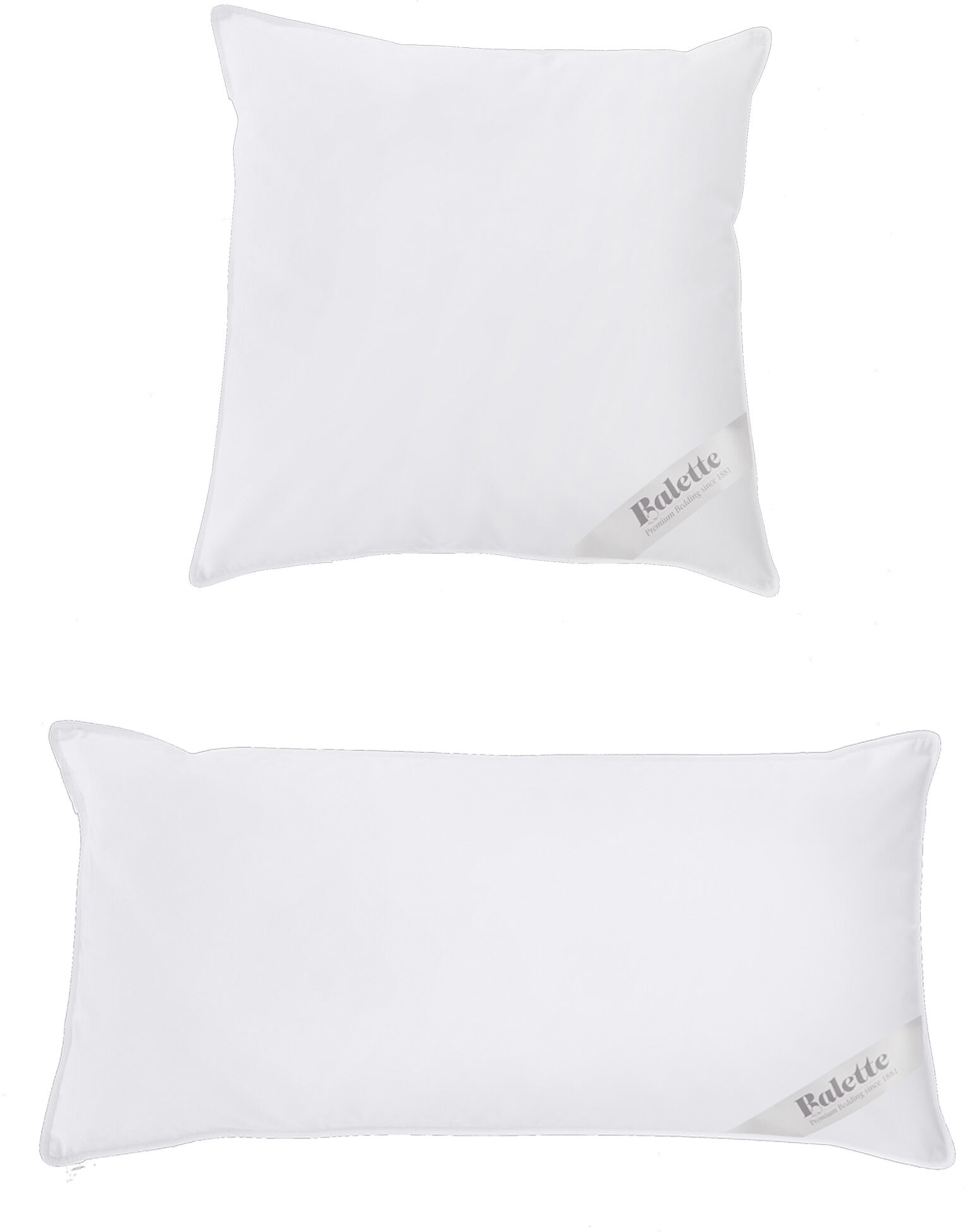 BALETTE Premium Feder-/Daunen-Kopfkissen Elegance