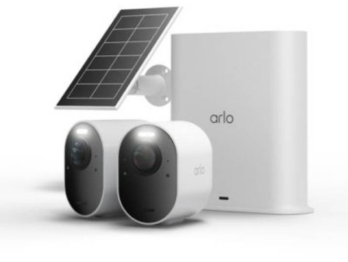 Arlo - Caméra De Surveillance Pack 2cam.ext. 4k Ultra3+Panneau Solaire