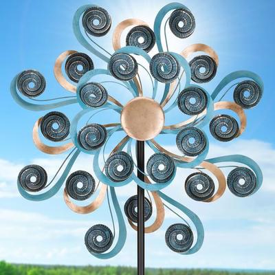 Regal Art & Gift - Drop Ship Beckett Wind Spinner Blue , Blue