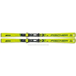 FISCHER Herren Racing Ski RC4 WC RC PRO M-PLATE + RC4 Z13 FF, Größe 175 in Gelb Gelb