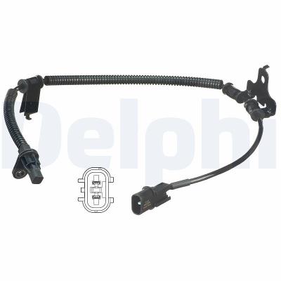 Delphi Sensor, Raddrehzahl [Hersteller-Nr. SS20386] für Kia