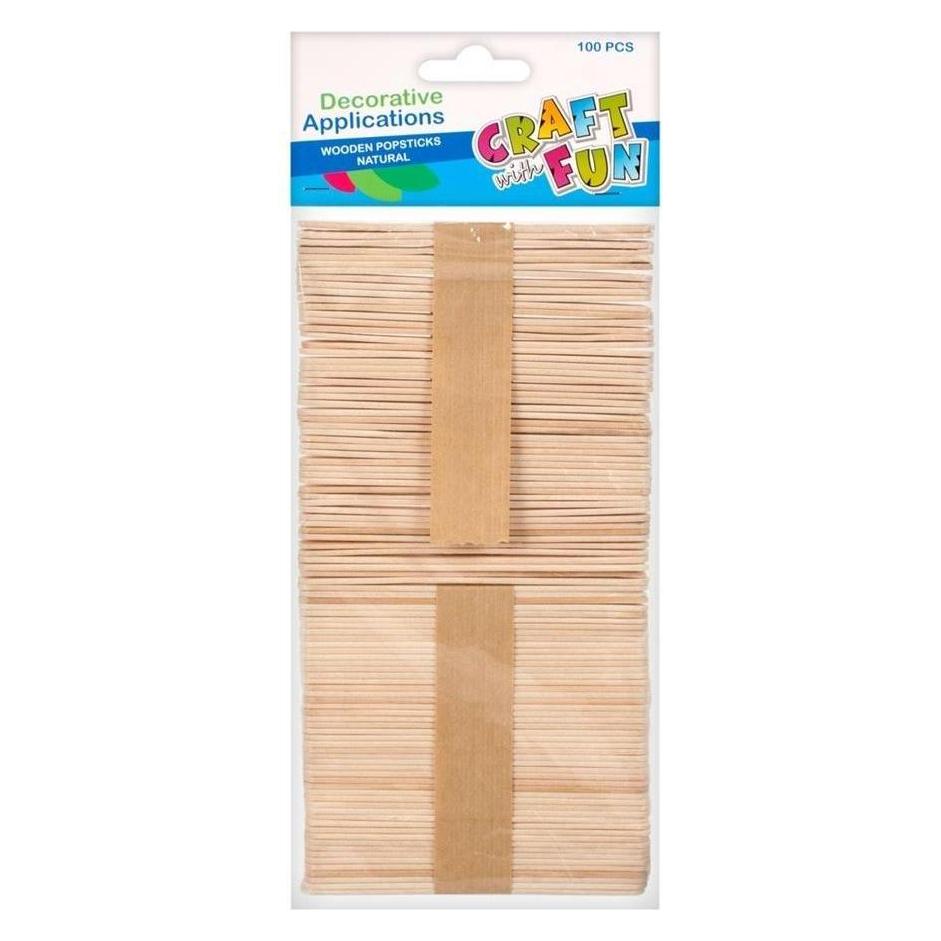 Starpak Deko Deko Holzstäbchen 100 Stk (40921433)