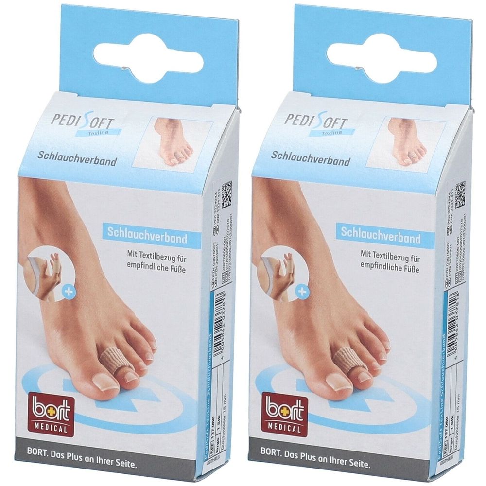 Pedisoft TExLINE Schlauc L x2 2x1 St Verband