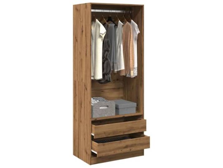 GBCDSWBR Kleiderschrank, 80x50x200 cm Schlafzimmer-Möbel Artisan-Eiche Platzsparend, Mit Schubladen, Robustes Holzwerkstoff