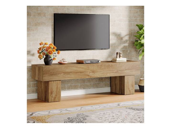 Tribesigns TV-Schrank 160cm TV-Ständer mit offenen Ablageflächen,TV-Schränke & Konsolentisch