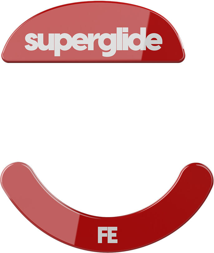 Superglide Glas Skates Till Pulsar Xlite Series - Röd