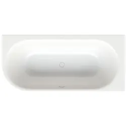 Bette BetteLux Oval Silhouette Badewanne 3436-004CELVS edelweiß, 185x85x45cm