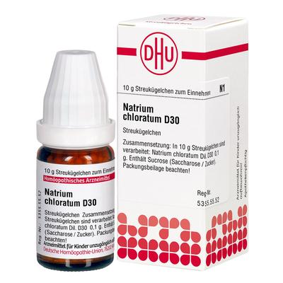 Natrium Chloratum D 30 Globuli 10 g