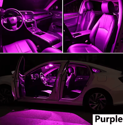 Inspire Picks ZITWO No Error LED Interior Light Kit For VW Volkswagen Plug And Play Cabin purple golf 6 10 14 10pc