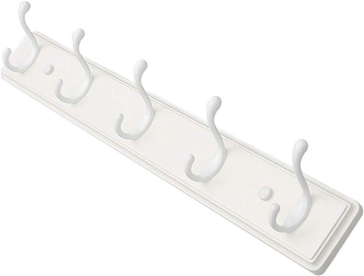 Moderne Witte Wandkapstok voor Kleding en Creatieve Muurbevestiging