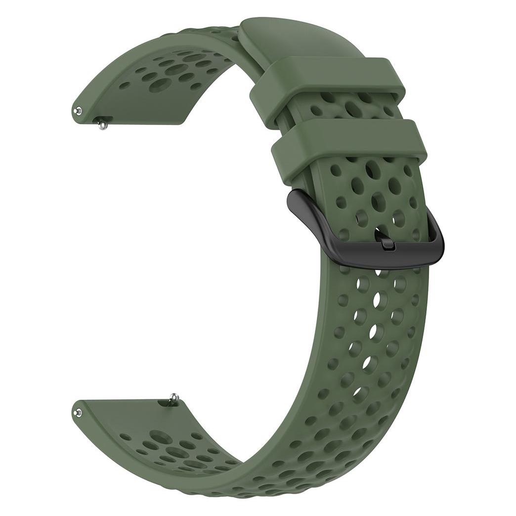 Techsuit - Watchband 22mm (W083) - Amazfit Active Max - Green (22 mm, Silicone) (68332343)