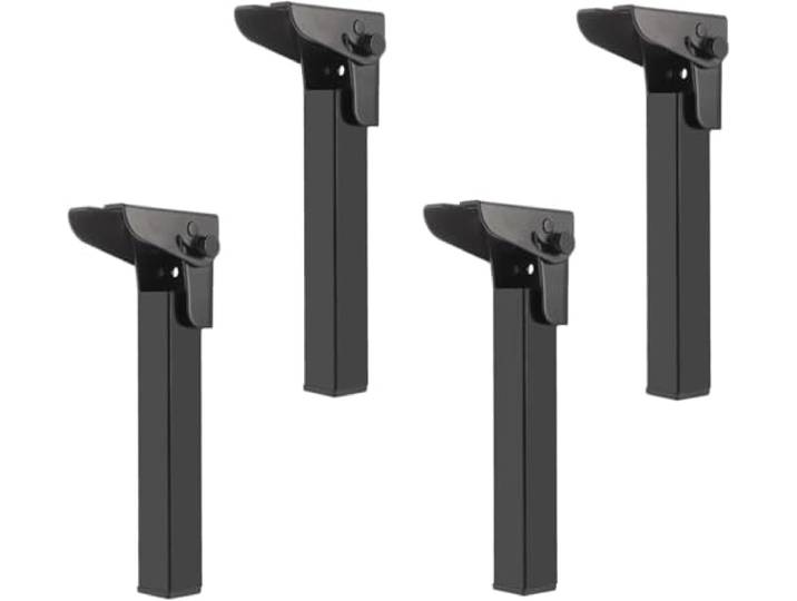 LSAfhDYG Möbelfüße, 4 Stück Faltbare Möbelbeine, tragbare Notebook-Tischbeine(32cm/12.6in)